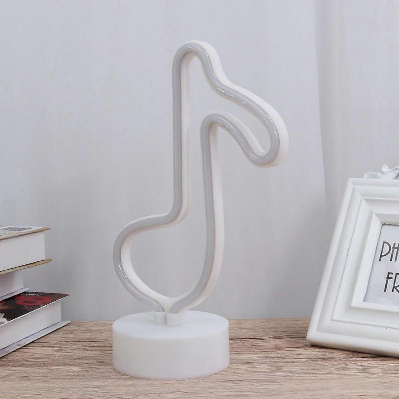 Musical Note LED Neon Desk Lamp for Lighting with Creative Neon Sign