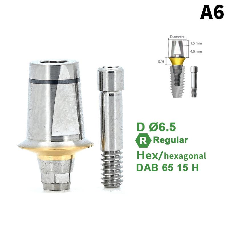 Dental Alloy Straight Composite Restorative Abutment Screw Accessories For Dentium Dental Supplies