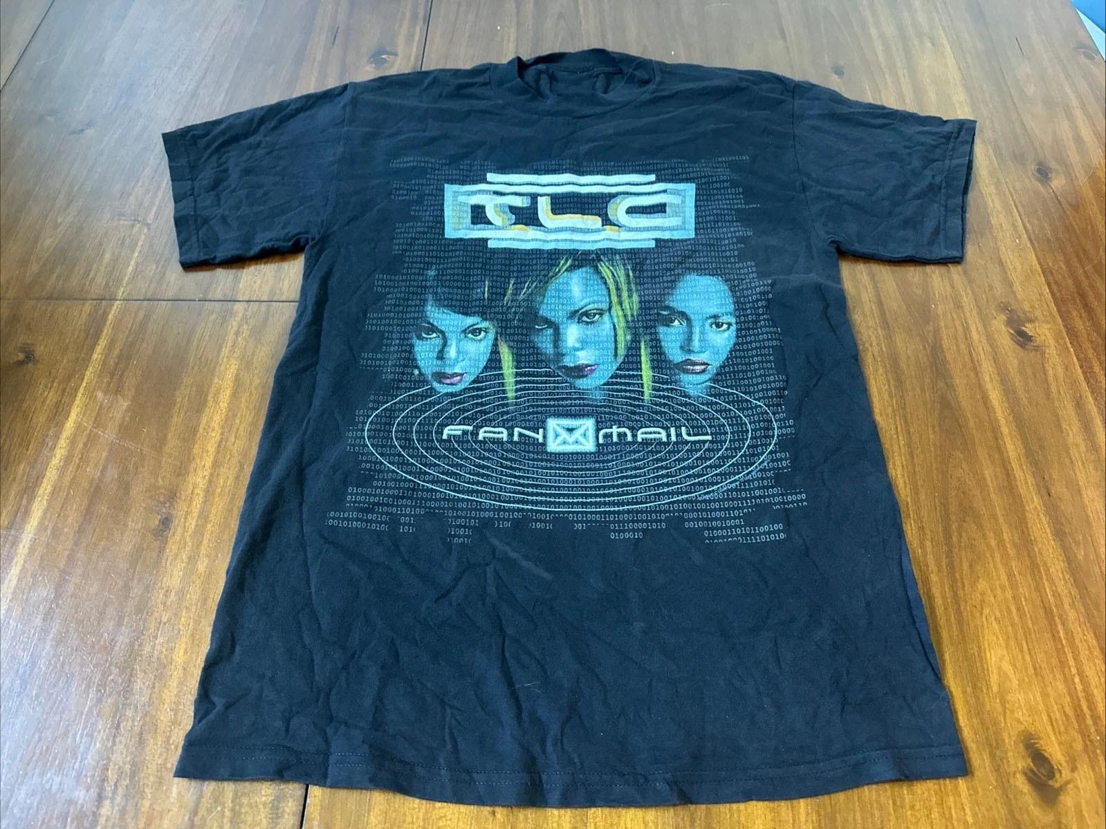1999 TLC Fan Mail Concert Tour Shirt Graphic Rap Tee Mens XL