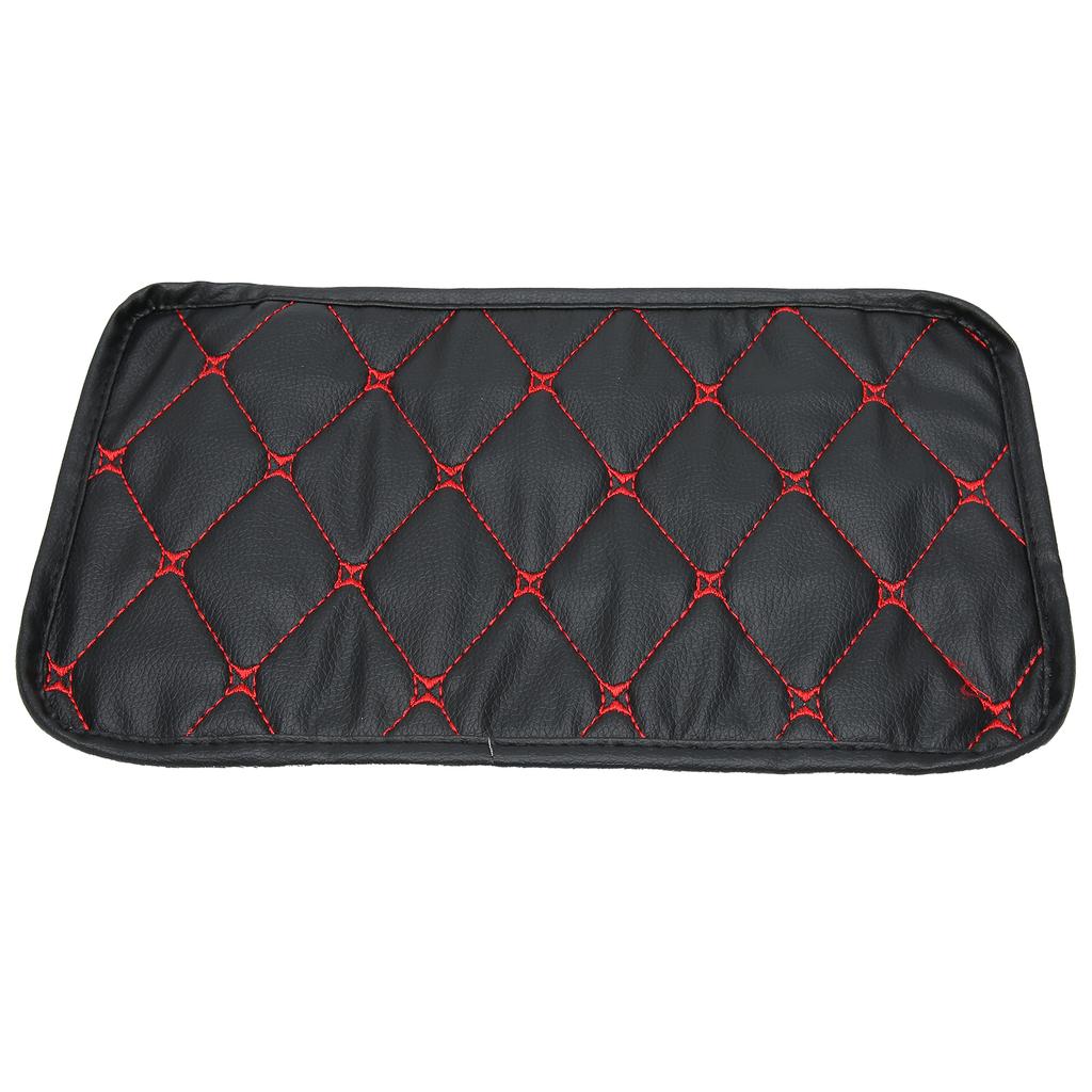 Armrest Box Mat Waterproof Dustproof PU Lther Mat Storage Box Cover Pad for Car Use