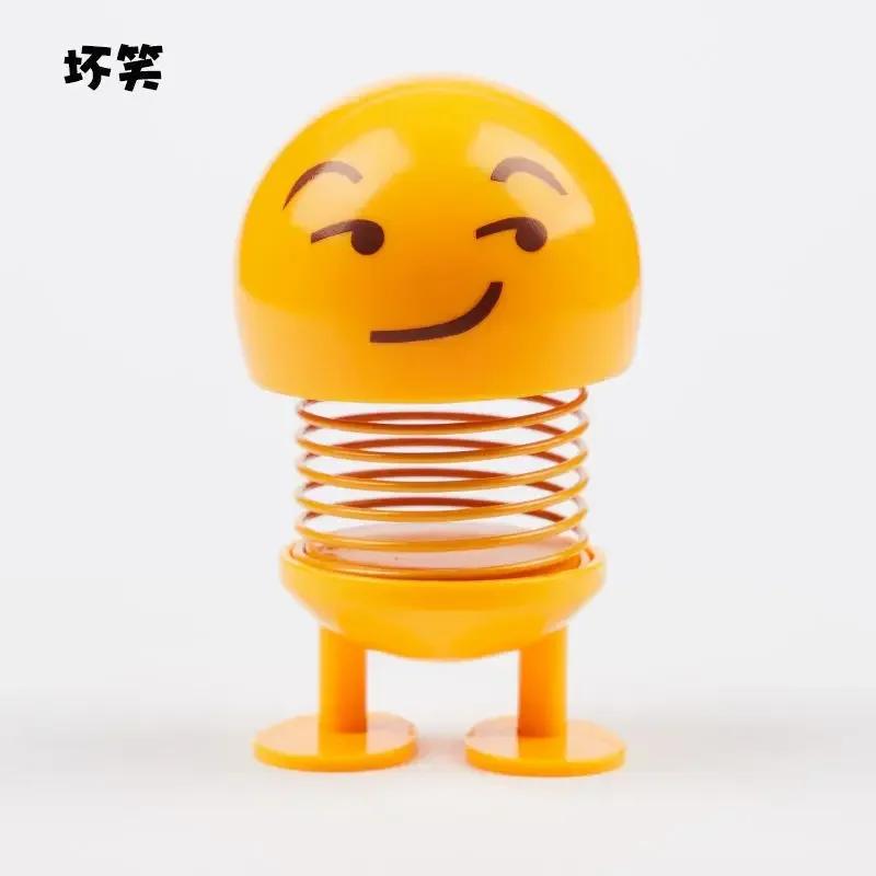 Cute Shaking Head Doll for Car - Fun Interior Ornament, Creative Sticker & Small Toy Accessory for Vehicle Dashboard Decoration