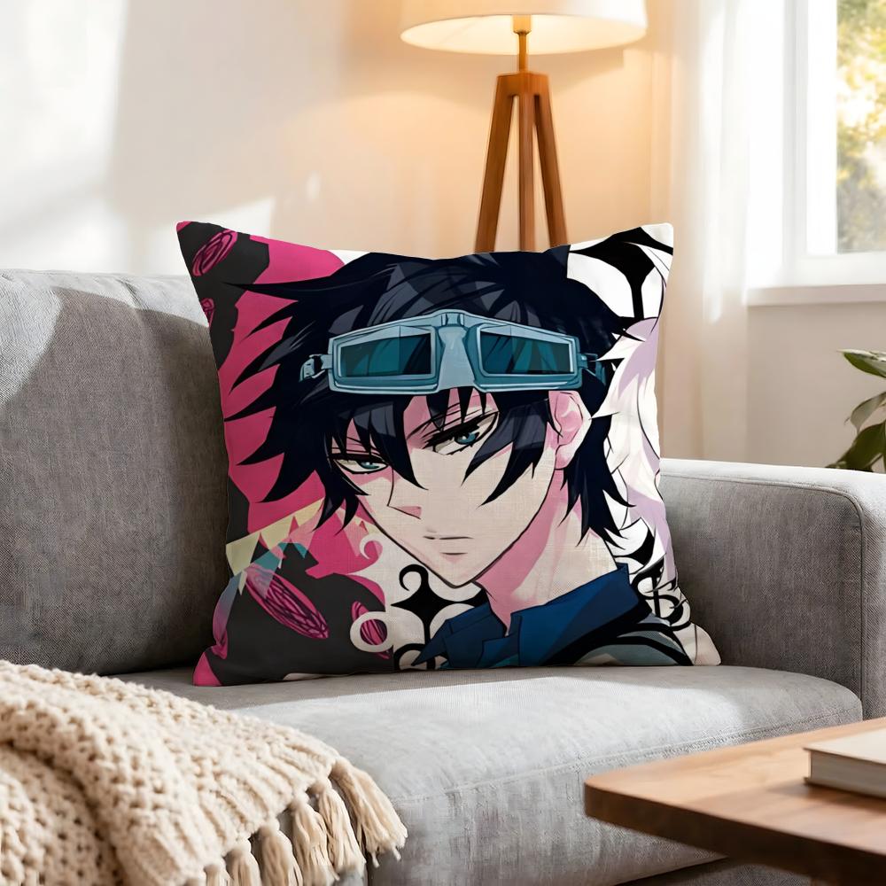 Anime Karneval Cushion Cover 1Pcs Decorative Covers Soft Cushion Case For Sofa Couch Decor 40X40 45X45 Pillowcases