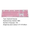 104 Stück Rutschfeste Hintergrundbeleuchtete Mechanische Tastaturtasten ABS Tastenkappen Kappen für PC Computer