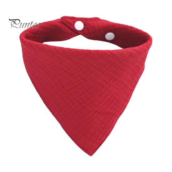 

Детские нагрудники Детские банданы Нагрудник для слюней Сплошной цвет Регулируемая многоразовая пуговица Фиксированная хлопковая салфетка для слюны для малышей Детский сарафан для прорезывания зубов Подарок для душа красный