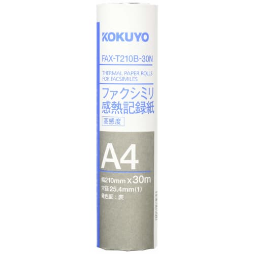 

Факсимильная термобумага KOKUYO A4 FAX-T210B-30