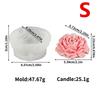 3D Peony Flower Shape Silicone Candle Mould DIY Flower Plaster Handmade Soap Aromatherapy Candle Making Tools