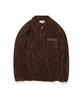 IL TEMPO SELECT SHOP Terry Oversized Collared Long Sleeve Tee Brown