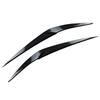 2Pcs Car Front Headlight Eyebrow Eyelid Cover ABS Glossy Black Stickers for BMW X1 F48 2016 2017 2018