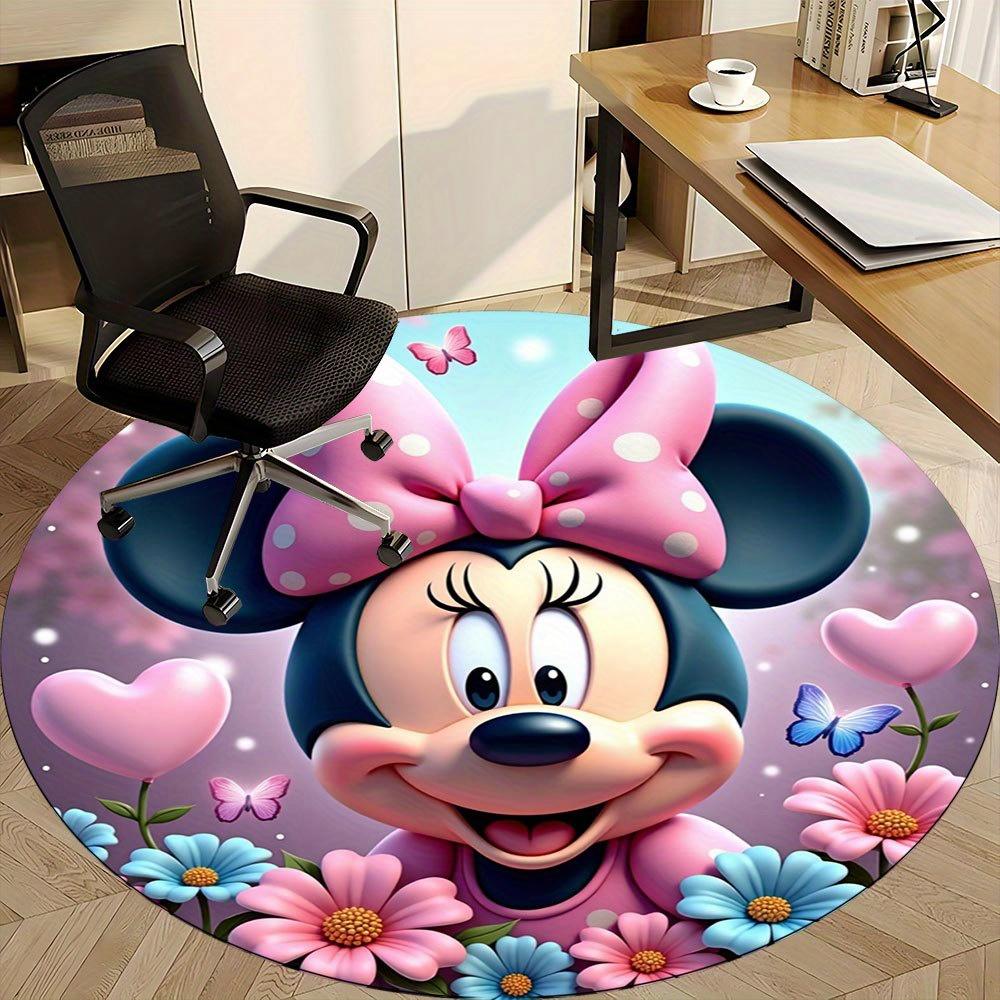 

1pc Adorable Cartoon Design Round Rug - Perfect for Home Decor, Office, or Home Room Flooring -C41113 80cm by 80cm