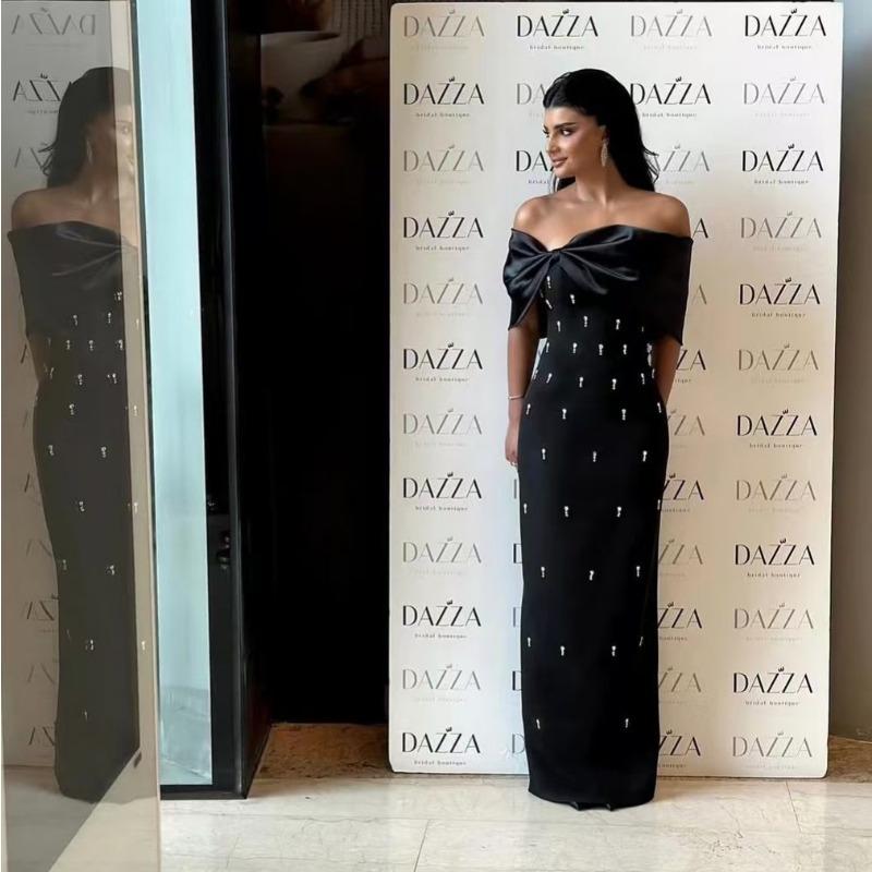 New bandage dress, custom diamond tube top dress, fashionable and sexy one-word shoulder hip party dress