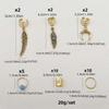 1Set Dreadlock Hair Rings Hair Jewelry Cuffs Clip Hair Braids Dirty Braids Bead Hippie Hairpin Accessories Headwear For Women