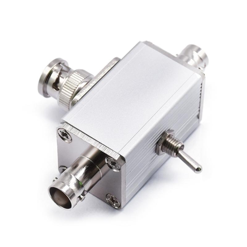 Two Output Antennas Switches Manual Operation 100W 0-50MHz BNC Connectors For CB Radio HAMs Grounding Protections