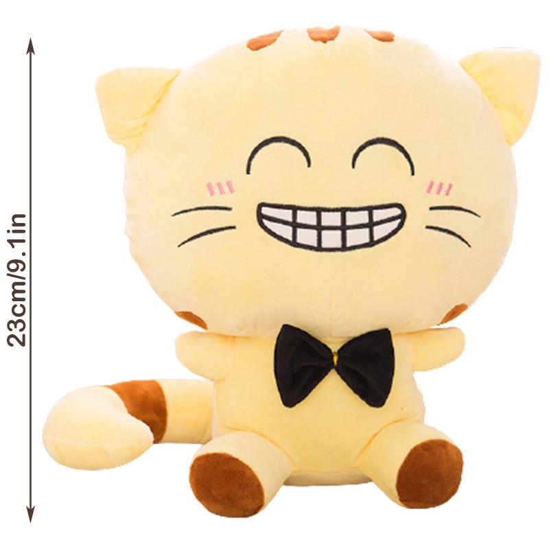 Adorable Cartoon Cat Shape Stuffed Plush Doll Soft Plush Toy Sofa Car Decorative Ornament Birthday Gift