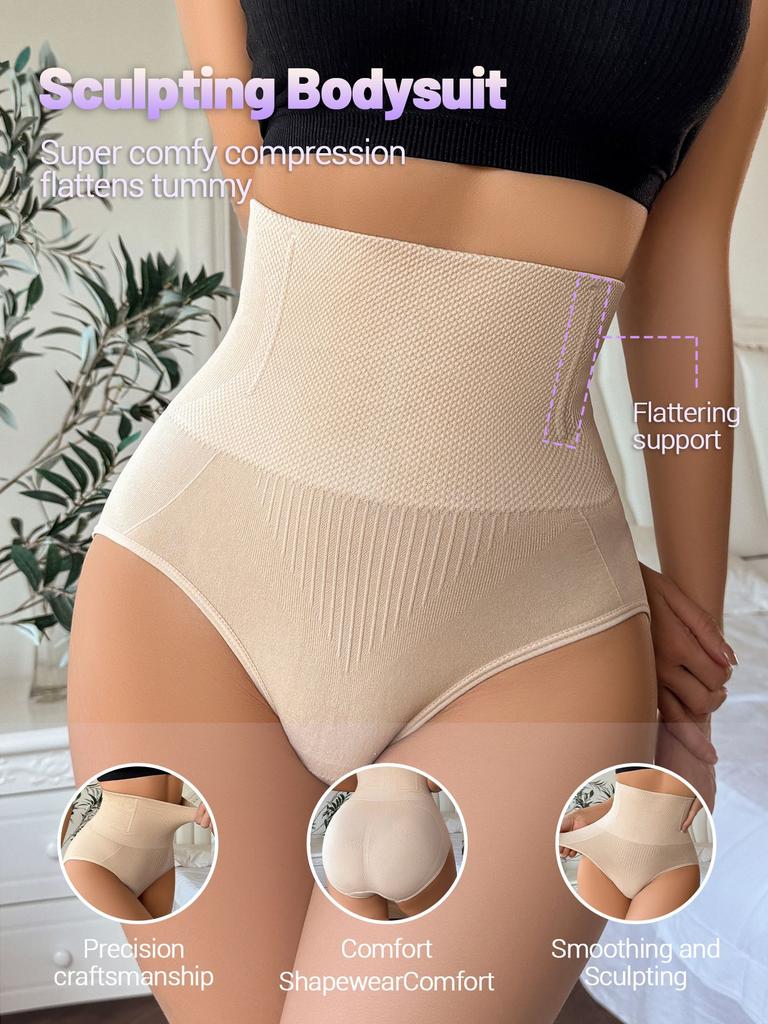 Bauchweg-Höschen, Taillentrainer, Body Shaper, Damen, Bauchkontrolle, Po-Lifter, Unterwäsche, postpartale Shapewear-Hose mit hoher Taille
