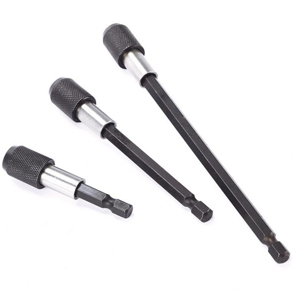 60/100/150mm 1/4 Quick Release Hex Shank Electric Drill Screwdriver Bit Holder 3/1pcs Set