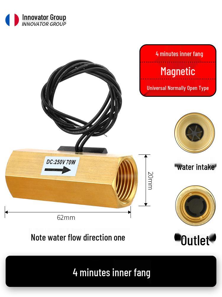 Ganzkupfer DN15/DN20 Magnetischer Wasser-Durchflusssensor Schalter