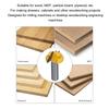 1Celsius2in Shank Router Bit 45 degrees  Woodworking Milling Cutter for Cabinet Door Drawer CNC Hand Tool