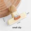 3-10pcs Creative Face Bag Sealing Clip Food Snack Clip Kitchen Tools Decorative Small Clip Refrigerator Plastic Food Bag Storage