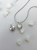 Melliv Silver Heart Mother-Of-Pearl Pendant Necklace_Mvn07