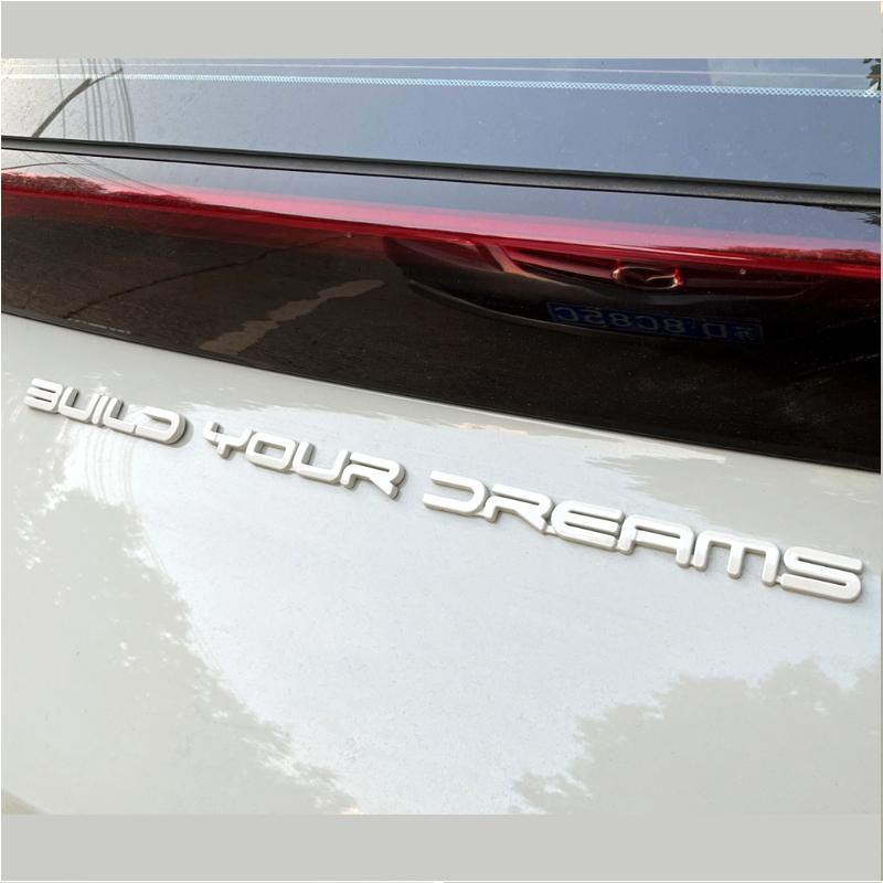 AAXF1 For Byd Dolphin Mini Seagull Dolphin Surf2023 2024 2025 Blackened Car Badge Modification Black Car Logo Sticker Decoration