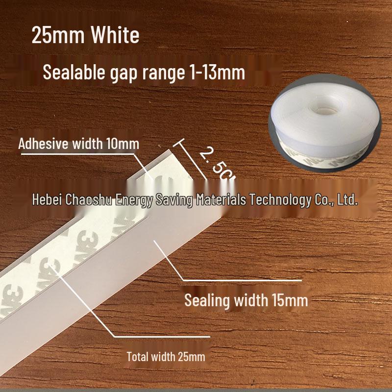 Samolepicí zvukotěsná a větruodolná těsnicí páska na dveře a okna