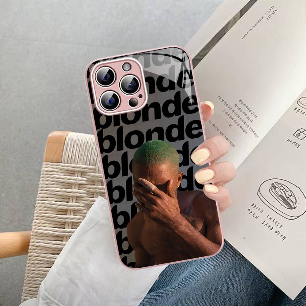 

F-Frank Singer Ocean Tempered Glass For Iphone 14 13 12 11 Pro Mini XS MAX 14Plus X XS XR Cover iphone 12