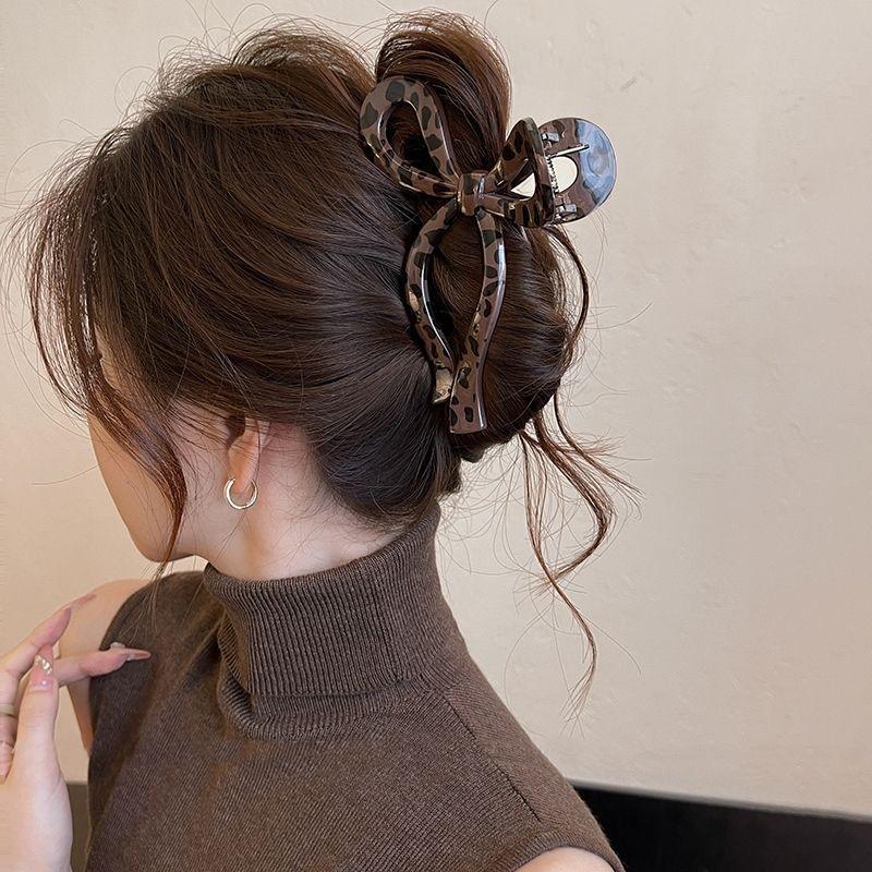 

Леопардовая женская заколка для волос крест квадрат большая заколка-акула ретро аксессуары для волос корейская мода головной убор пластиковая женская заколка для волос подарок Size fits all