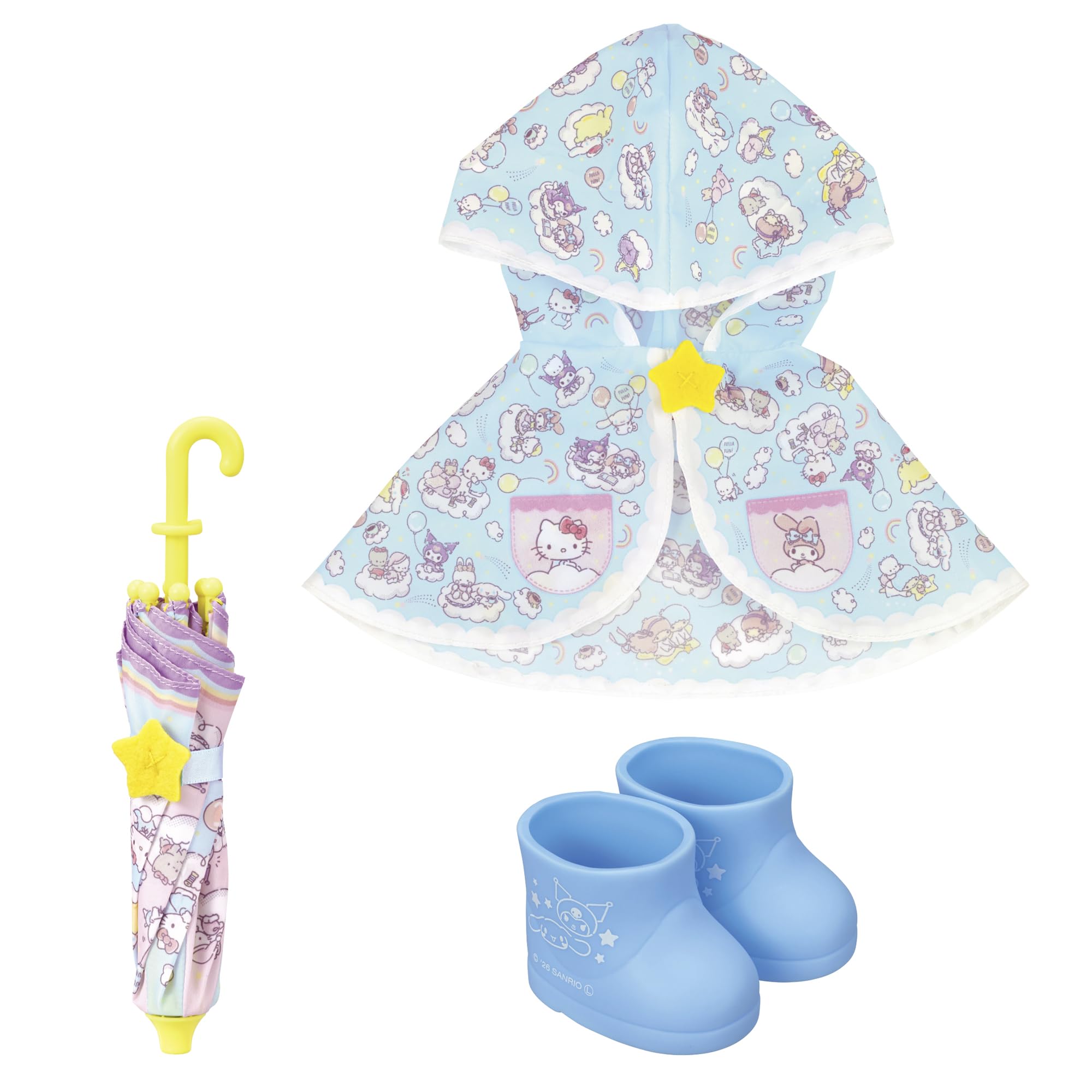 Pilot Mel-chan Dress-Up Set Sanrio Characters Rainy Day Set (Ages 3 and up)