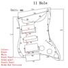 3 Ply 11 Holes HSH Electric Guitar Pickguard for FD ST Style Guitar Accessories with Screw