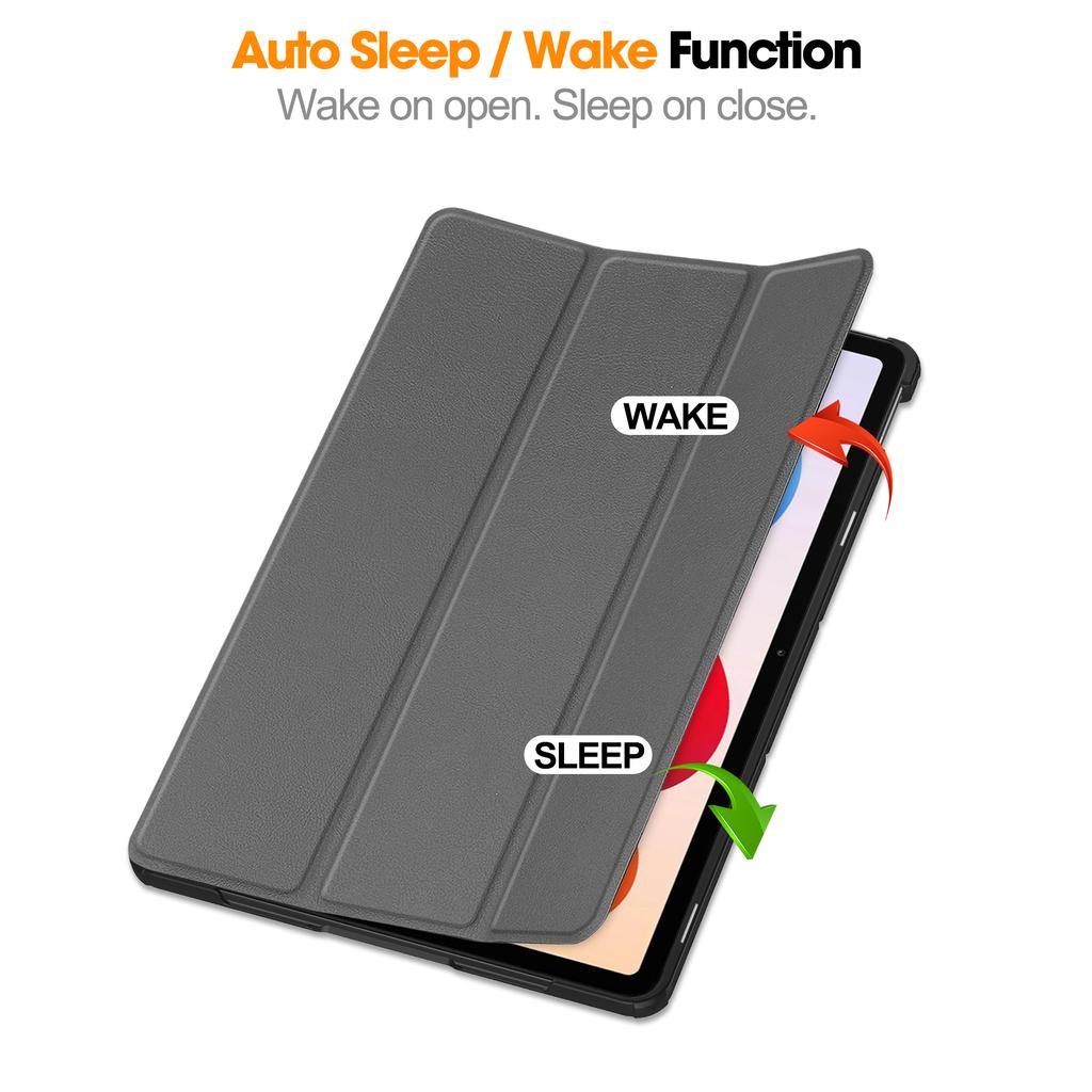 For Xiaomi Redmi Pad 2 Pro 12.1 Case 2025 PU Leather Kids Tri-Folding Magnetic Stand Cover for Redmi Pad2 Pro 12 1 Tablet Case