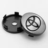 56mm Car Wheel Hub Center Cap Aluminum Metal Logo Stickers For Toyota Rav4 Corolla Camry Aqua Auris Cross Yaris TRD Prius GR