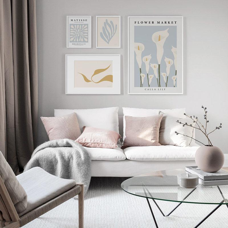 Abstrakte Nordic Print Poster Matisse Picasso Blumenmarkt Ginkgo Biloba Wand Kunst Leinwand Malerei Bild Für Wohnzimmer Dekor