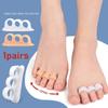 2Pcs Toe Separator Hallux Valgus Silicone Corrector Foot Care  Bunion Straightener Pedicure