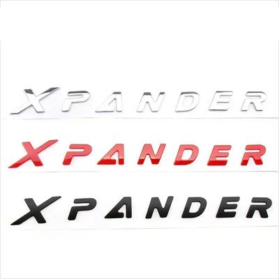 3D Raise ABS XPANDER Letters Car Front Hood Emblem Badge Rear Trunk Sticker Decals XPANDER Logo Accessories
