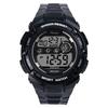 Men's Classic ODM Digital Watch Black Plastic 3ATM Waterproof with Chinese Movement Luxury Sport Feature Alarm