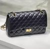 High-Quality Cowhide/Sheepskin Medium Size Cf25 Leather Chain Flap Single Compartment Bag Women's Bag Unmarked