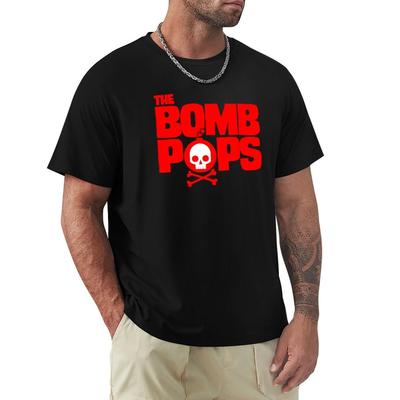 Red Tour Logo Best Selling Punk Rock the Bombpops Band T-Shirt Vintage T Shirts Oversized T Shirt Cotton T Shirt Men