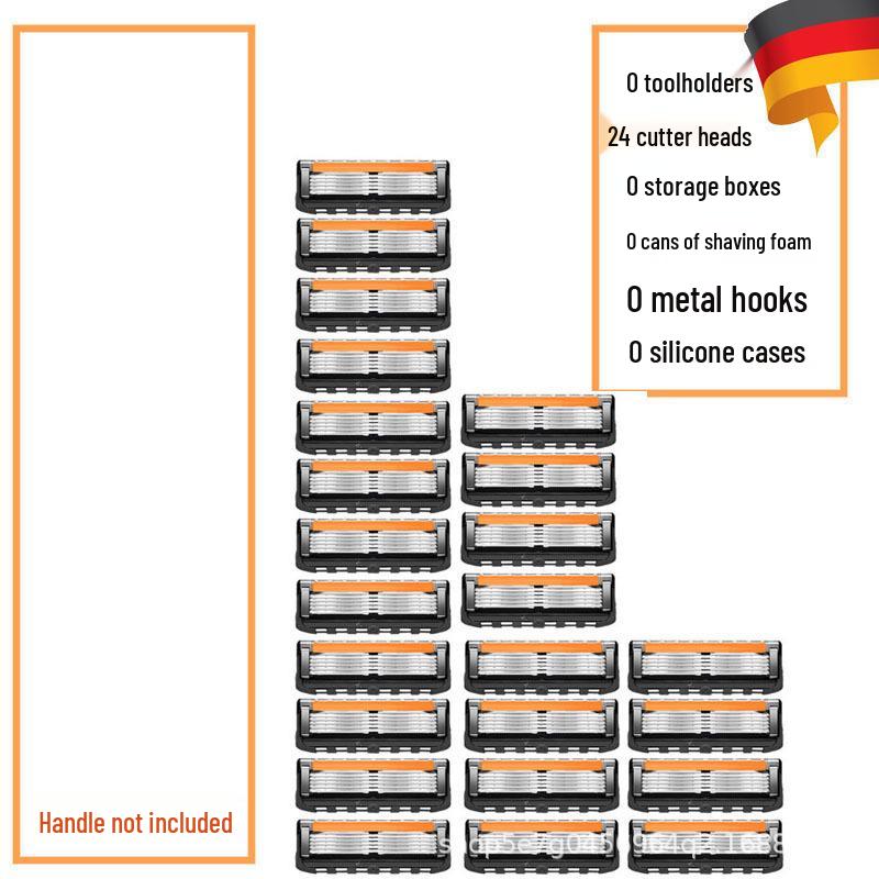 Ultratenký pětibřitý holicí strojek s omyvatelnou otočnou hlavou a designem proti poškrábání