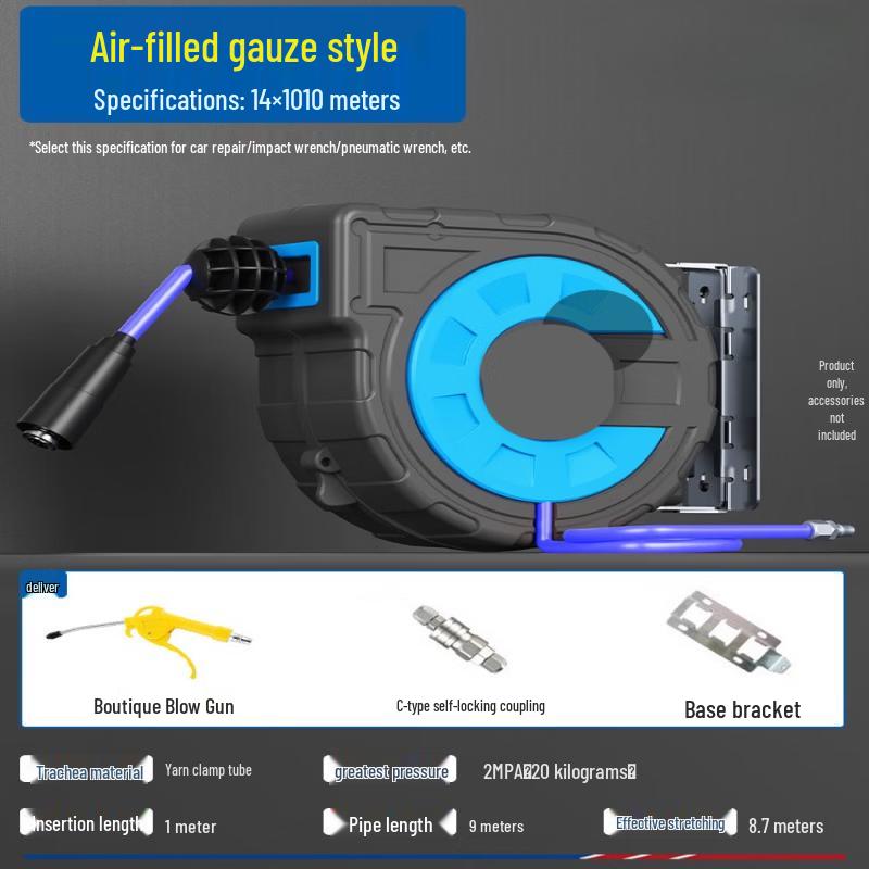 Aokewen 10-Meter Automatic Retractable Air Hose Reel