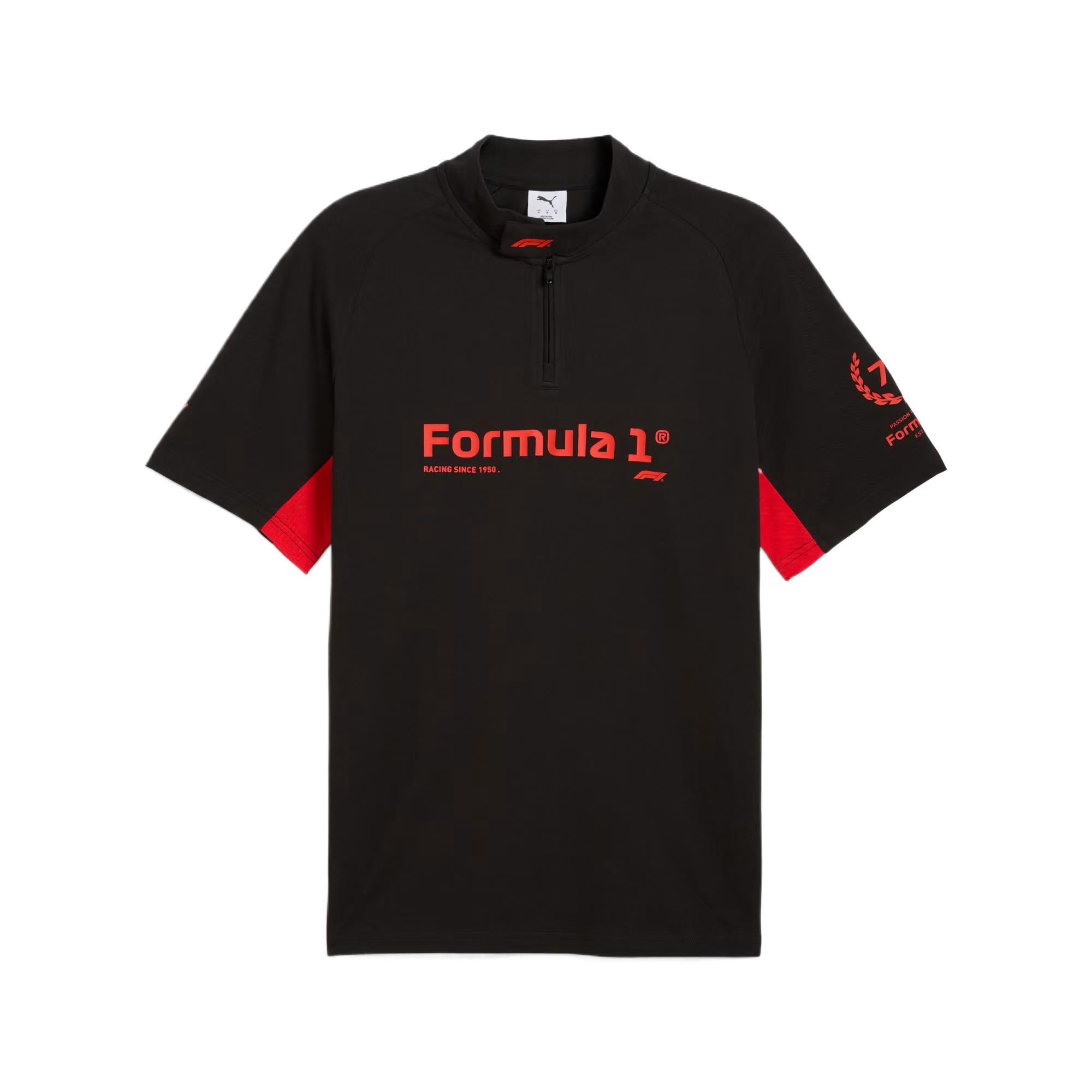 PUMA F1 75yrs Regular Polo Shirt Regular Fit  PUMA Black  Men s 632657-01 XXL