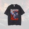 Anime Washed T Shirt, Gothic Streetwear Tee, Vintage Manga Shirt, Oversized Graphic Tee, Dark Anime Shirt, Unisex Otaku Gift