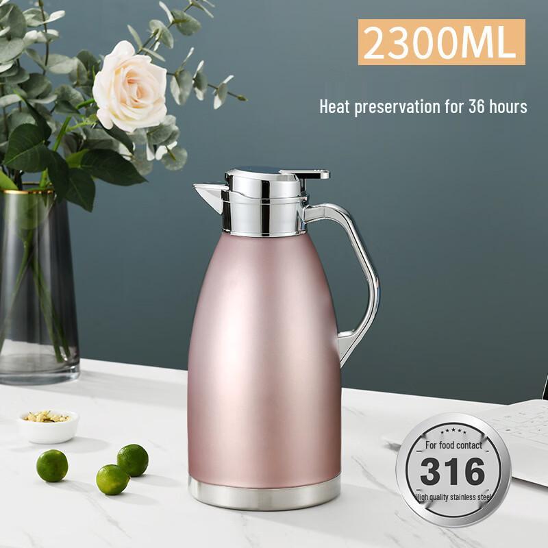 316 Stainless Steel Roman Style Vacuum Insulated Carafe