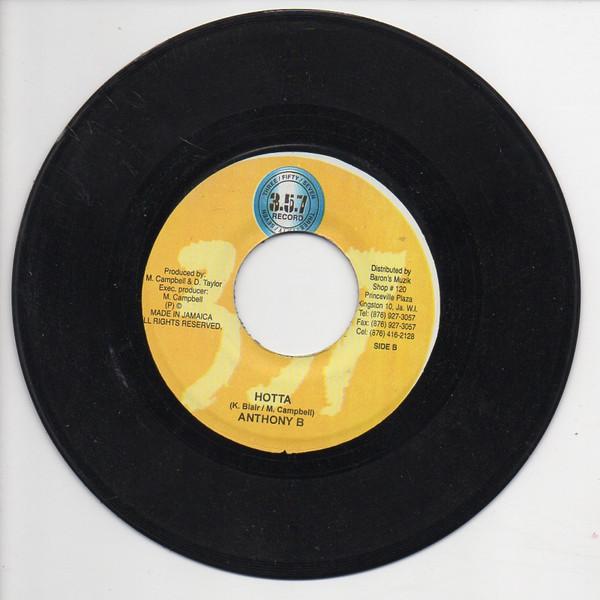 

7inch Record VOICEMAIL / ANTHONY B - Cradle Robber / Hotta NONE 357 Records 2006 Jamaica Reggae, Ska & Dub Used
