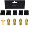Creality Ugello in Ottone ad Alta Velocità 0.2/0.4/0.6/0.8/1.0mm M6 Kit Ugelli 0.4mm per Stampante 3D Ender-3 V3 SE/Ender 5 S1/Ender 7