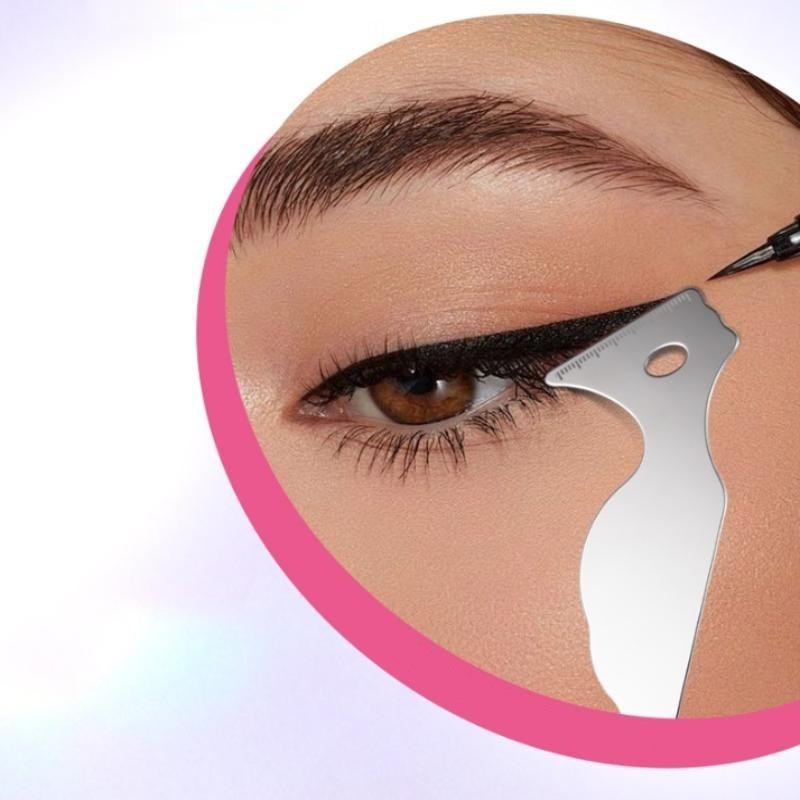 Stainless Steel Foundation Spatula Makeup Tool Cosmetic Shovel For Precise Foundation Application And Mixing Eye Makeup Stencils