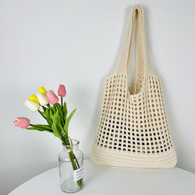 Vintage dutý design Tkané dámské kabelky přes rameno Pletení Velkokapacitní kabelky Letní cestovní Nákupní taška pro dámy plážové tašky