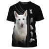 German Shepherd 3D Print T-Shirts Men's Summer Casual Crew Neck Short Sleeve T Shirt Oversized Tees Harajuku Tops Man Clothing