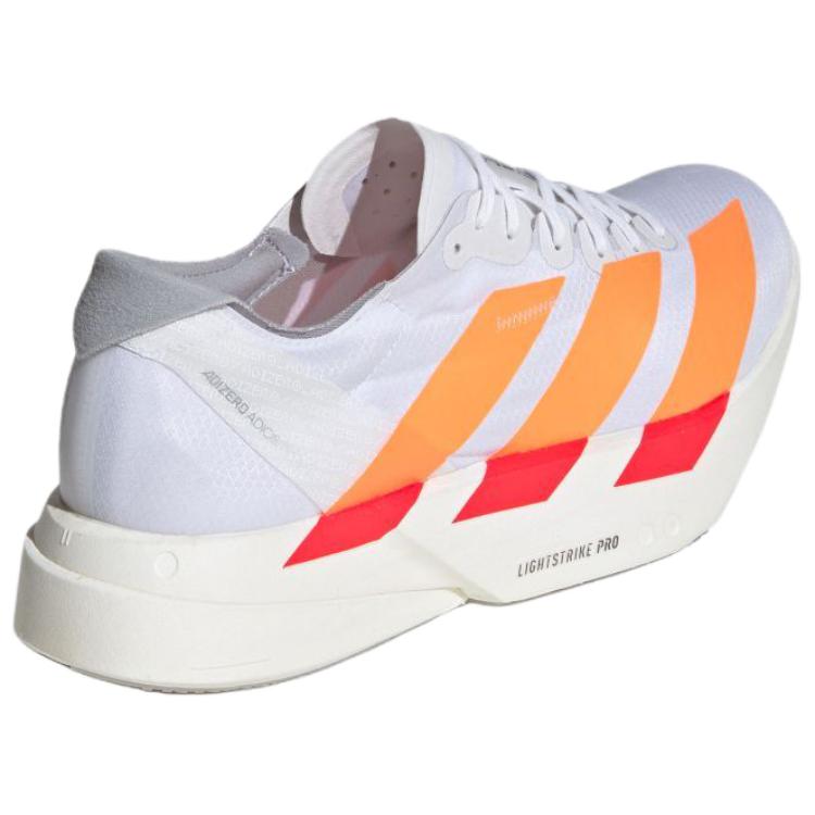 Adidas Adizero Adios Pro 4 White Lucid Orange Men Sneakers Lucid-Red JR7088
