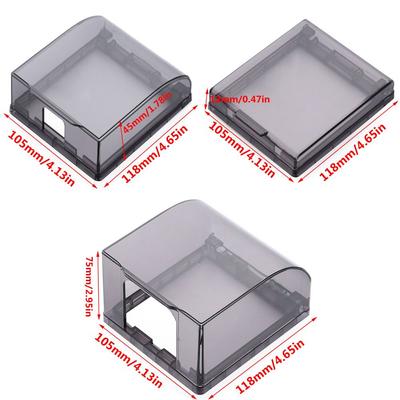 Splash-Proof Box Power Outlet Supplies Switch Protective Cover Protection Socket Wall Socket Waterproof Box Electric Plug Cover