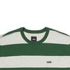 Vans Logo Striped Crew Neck T-Shirt Unisex Tops Dark-Green VN000061CAW